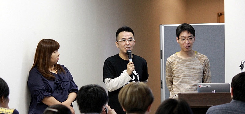 講師の3名、神森さん・蝦名さんと坂本