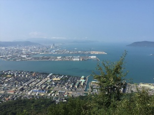 写真:屋島から高松市内を望む